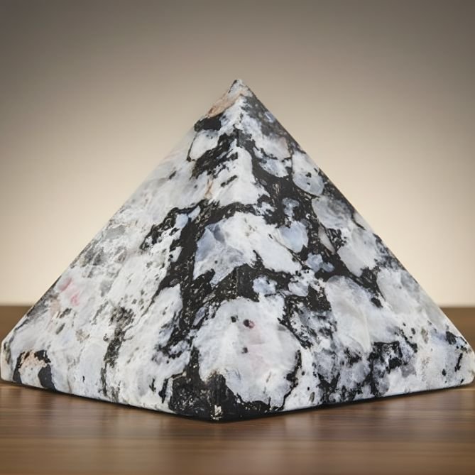 Rainbow Moonstone Pyramid
